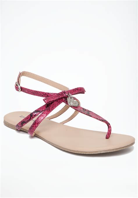 Bebe Summer Flat Sandals In Pink Lyst