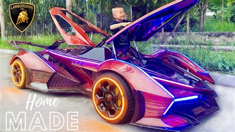 Full 96 Days Build Lamborghini Vision Gt For My Son Youtube
