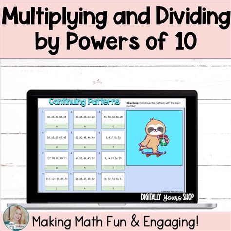 Multiplying And Dividing By Powers Of 10 Digital Activity Made By