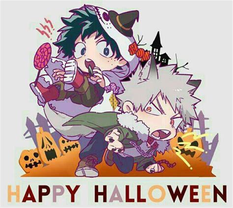 Imagenes Katsudeku Olvidado Halloween Bakudeku Hero Mha Halloween