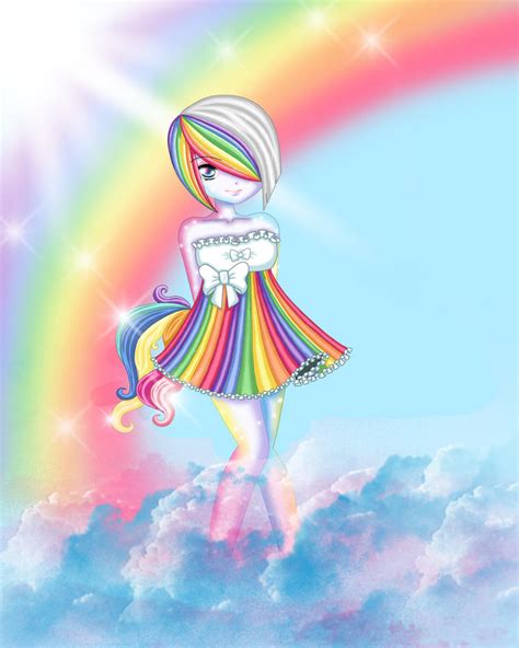 The Rainbow Girl By Xkei Keix On Deviantart