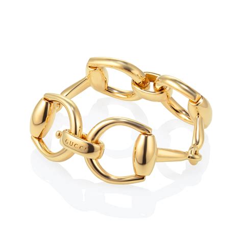 Gucci 18ct Yellow Gold Horsebit Bracelet Yba133292002 Goldsmiths