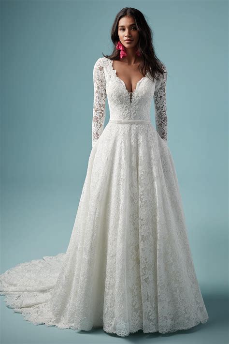 See 2021's latest wedding dress trends & newest bridal gown designs! Terry Wedding Dress from Maggie Sottero - hitched.co.uk