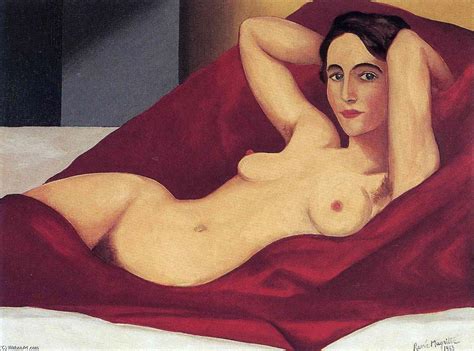 Reproducciones De Pinturas Reclinando Desnudo De Rene Magritte