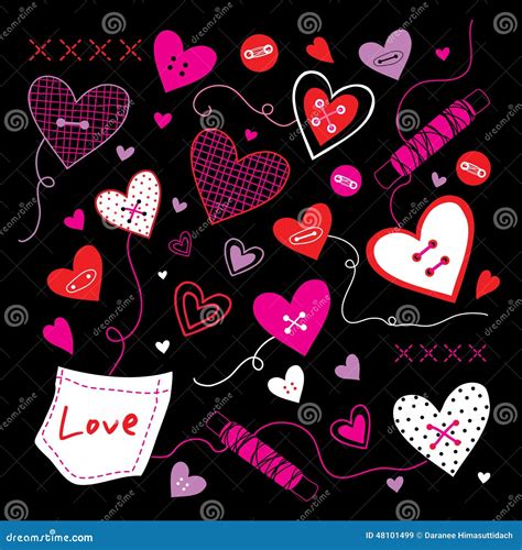 Valentine I Love You Sweetheart Cute Cartoon Vector Stock Vector