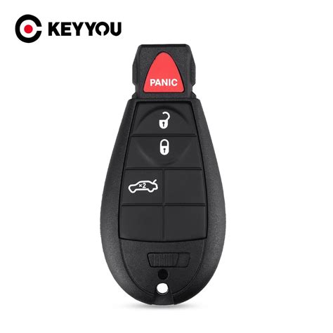 Keyyou 31 Panic 4 Buttons Smart Remote Fob Key Car Keyless For Dodge