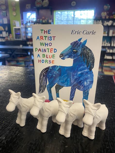 The Artist Who Painted A Blue Horse Playdate Set Practically Pikasso