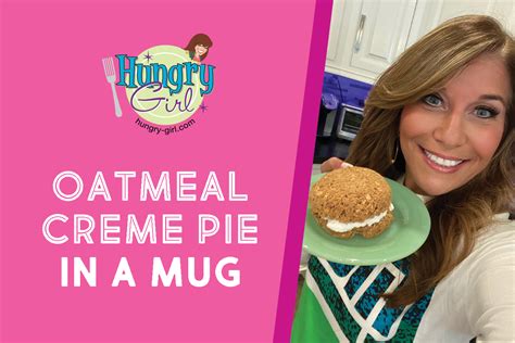 Oatmeal Creme Pie In A Mug Little Debbie Snack Cake Swap With Less