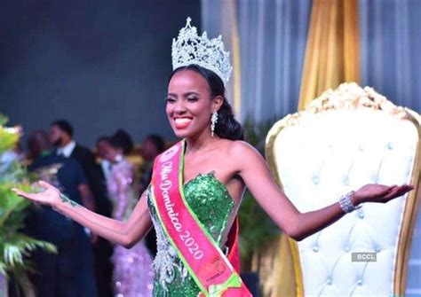 savahnn james crowned miss dominica 2020 beautypageants