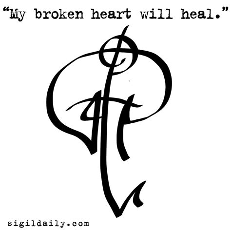 My Broken Heart Will Heal Sigil Daily