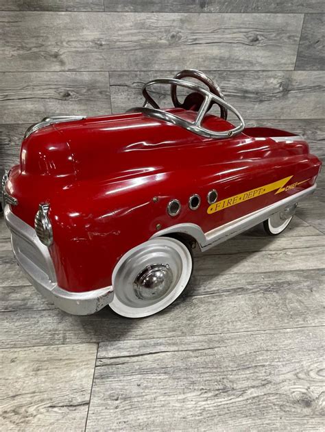 Lot Chief Fire Department Replica Pedal Car