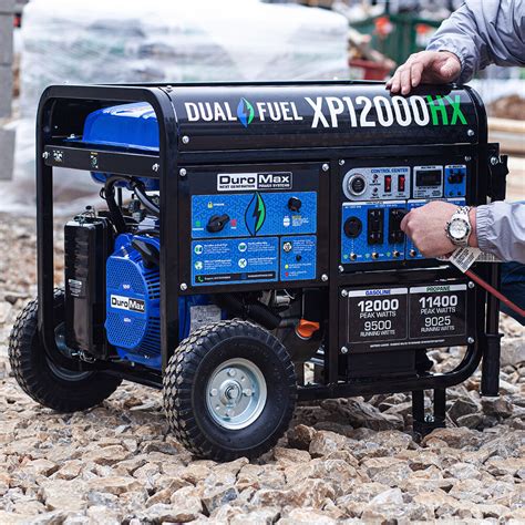 Duromax 12000 Watt 460cc Dual Fuel Portable Generator With Co Alert