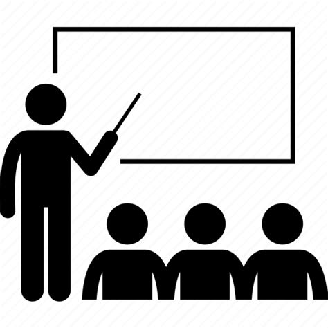 Class Classroom Education People Teacher Teaching Training Icon