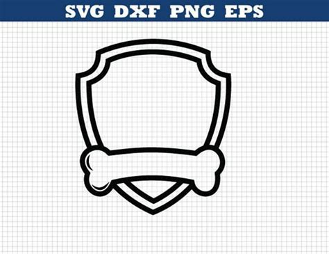 Free Paw Patrol Svg Bone 195 SVG PNG EPS DXF File - Free Cricut SVG