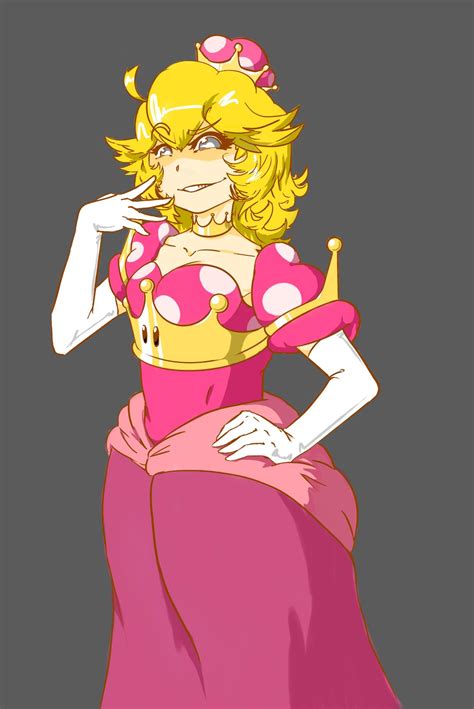 Why Make Waifus When You Can BE The Waifu Peachette Super Crown Know Your Meme
