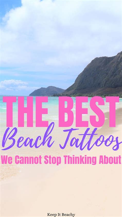 11 Beautiful Beach Tattoo Ideas That Are Small And Minimalistic Beach Tattoo Small Beach