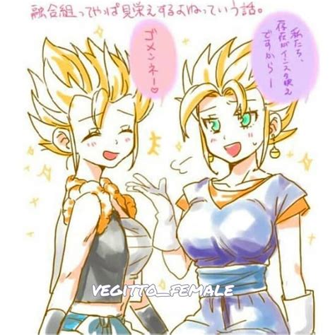 Dragon Ball Super Dragon Ball Art Saiyan Female Gogeta And Vegito