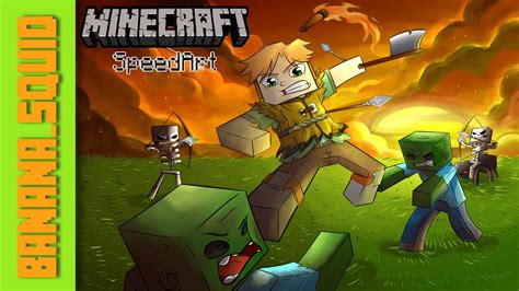 Speedart Minecraft Netzynmc Youtube