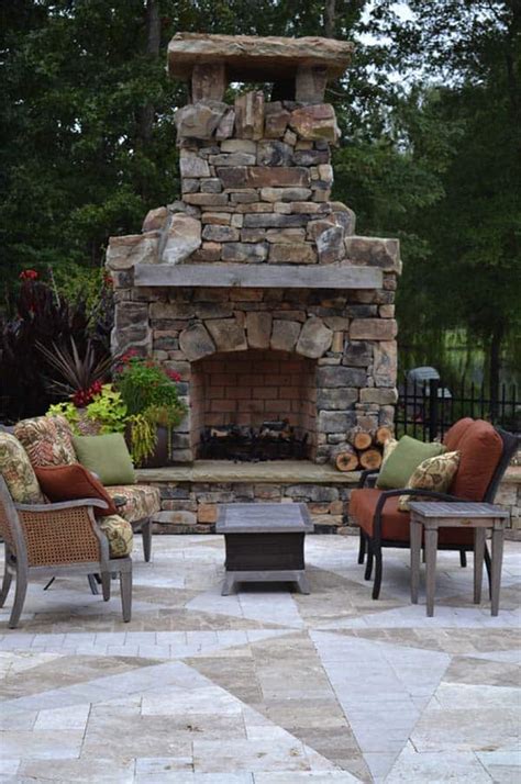 Rustic Outdoor Fireplace Designs I Am Chris