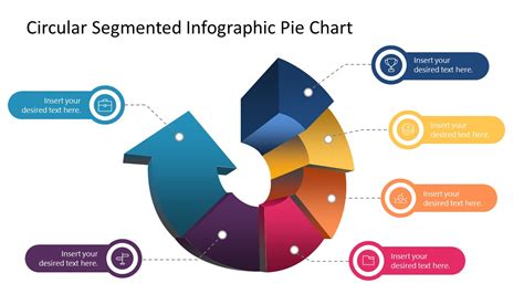 Free Circular Segmented Infographic Pie Chart For Powerpoint Slidemodel