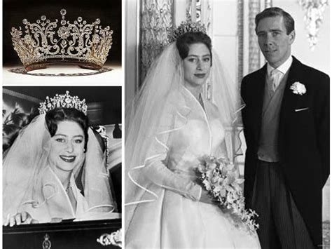 Royal Wedding Day Style Princess Margaret Wore A Silk Organza Dress