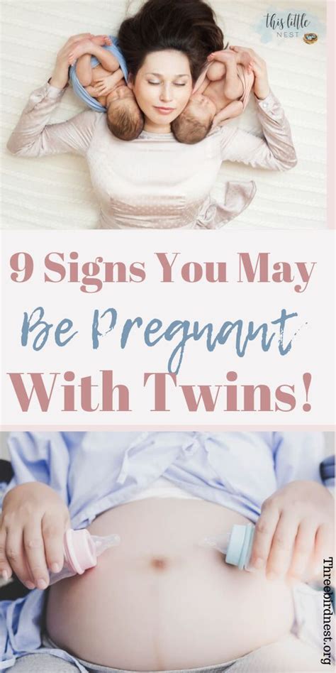 Signs Of Twin Pregnancy Twin Pregnancy Symptoms Twin Pregnancy Belly