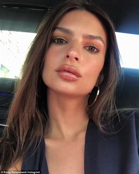 Emily Ratajkowski The Brunette Bombshell Turns Heads In Chic Top And