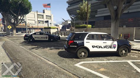 Lspd Mod For Gta V On Xbox One Download Realistic Lspd Police Car Vrogue