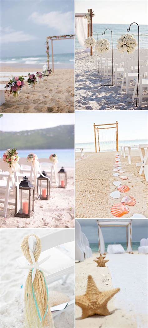 The ocean is the most gorgeous wedding backdrop with or without decorations. 40 Great Wedding Aisle Ideas for Your Big Day | Summer ...