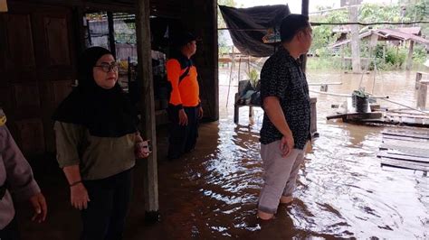 Air Sungai Meluap Desa Di Pulpis Kebanjiran Radarsampit