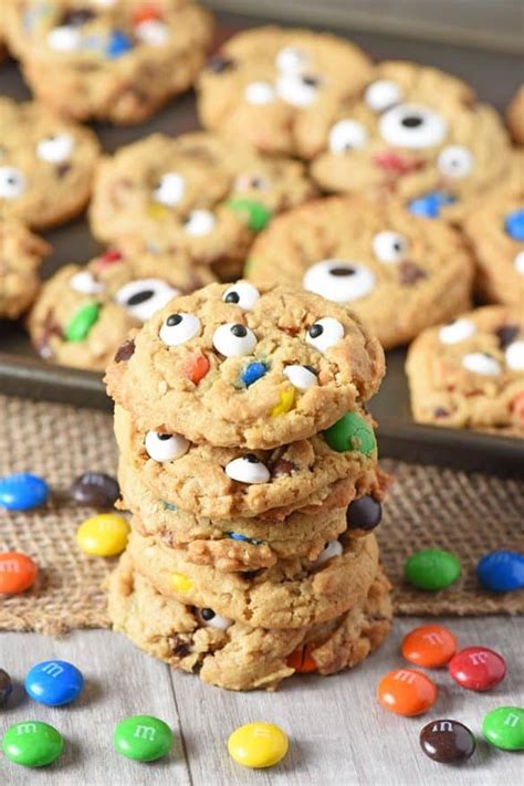 Soft And Chewy Monster Cookies Recipe Adventures Of Mel