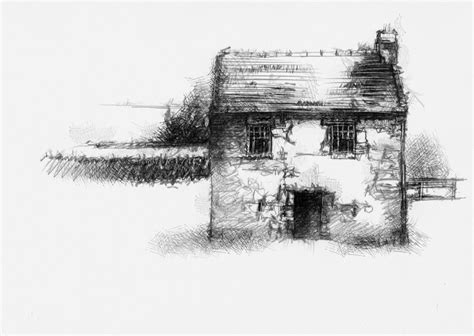 Cottage Sketch At Explore Collection Of Cottage Sketch