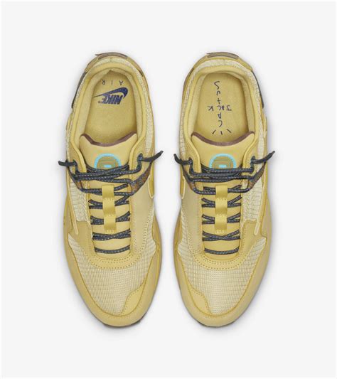 Travis Scott X Nike Air Max 1 Saturn Gold Official Images