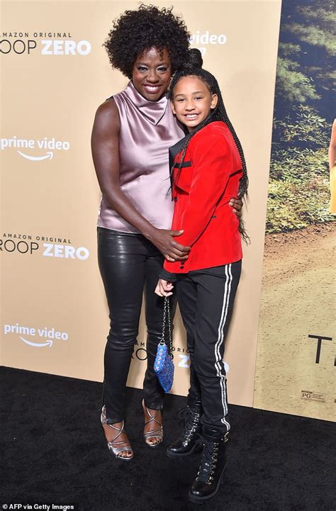 Viola Davis Shimmers In Lilac Satin With Daughter Genesis Tennon At
