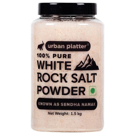 buy urban platter whole white rock salt sendha namak granules 500g online at best price