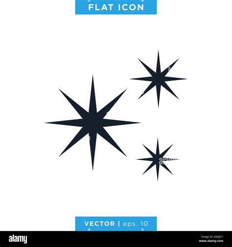 Sparkle Icon Vektor Grafik Design Vorlage Vektor Eps 10 Stock