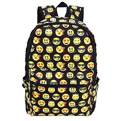 Luolax Smiling Face Casual Backpackdaypacks Back To School For Cool