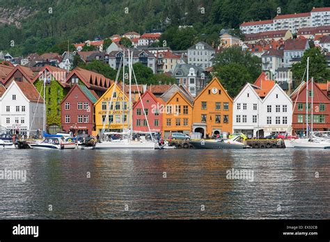Bergen Harbor Norway Stock Photo Royalty Free Image 84890299 Alamy