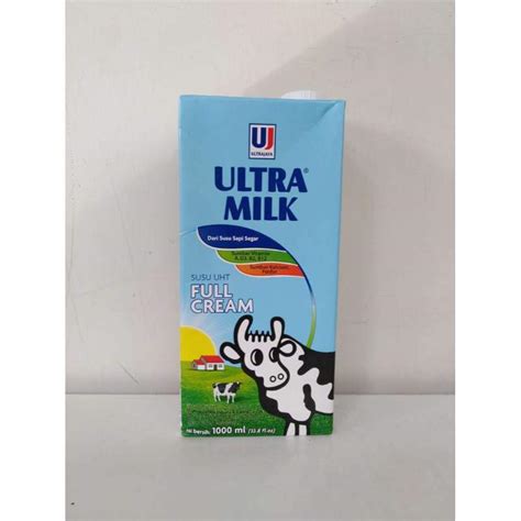 Jual Ultra Milk Susu Uht Full Cream 1000 Ml Di Seller Toko Ampm