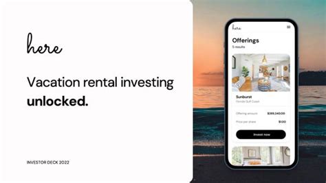 Vacation Rental Startup Here Raised 5 Million With This Pitch Deck