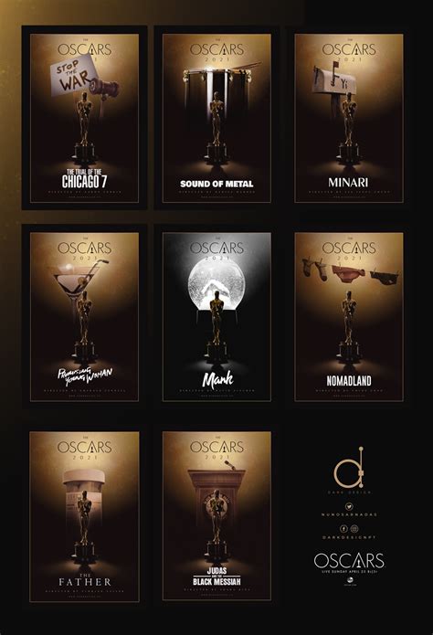 For Your Consideration Oscar Series 2021 Darkdesign Posterspy