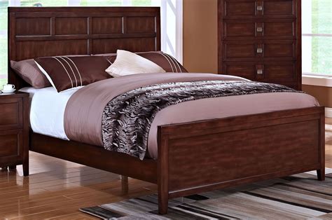 Ridgecrest Distressed Walnut Cal King Panel Bed From New Classics 00