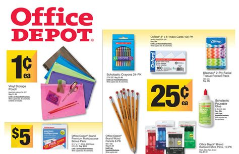 Office Depot School Supply Deals For Week Of 8413