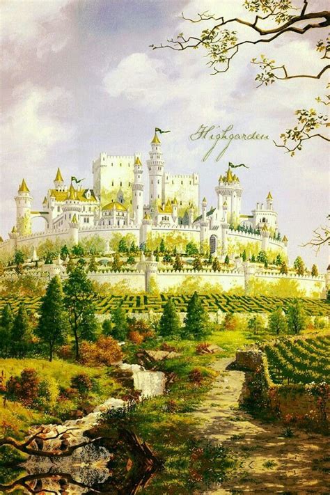 High Garden Game Of Thrones Art Game Of Thrones Castles Fantasy Places