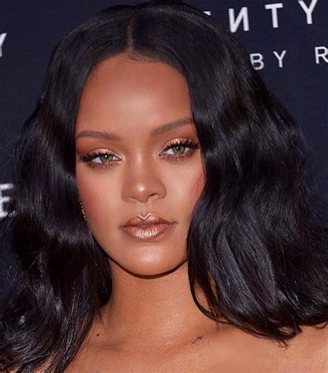 Rihanna In Versace Fenty Beauty Milan Launch Event