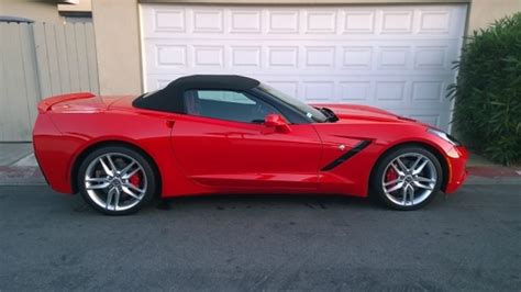 2014 Corvette Convertible Redred Manual Rare Options Corvetteforum