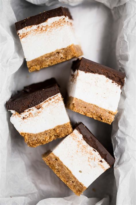 Guide your guests with a creative s'more idea menu that encourages them to mix and match your plethora of options to create the ultimate s'mores. omg bars (s'mores bars with homemade vanilla bean marshmallow)