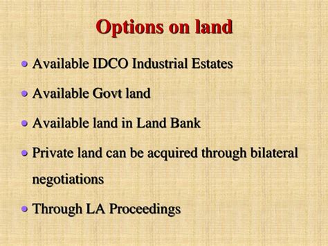 PPT - Land Acquisition Process & Procedure PowerPoint Presentation - ID