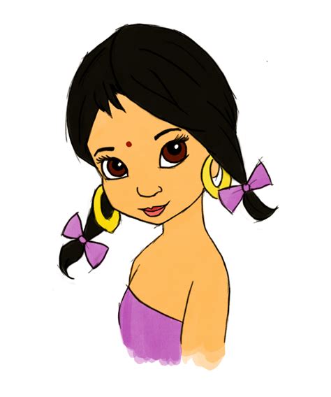 Village Girl Drawing Free Download On Clipartmag