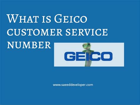 What Is Geico Customer Service Number Saeed Developer